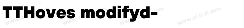 TTHoves modifyd字体转换